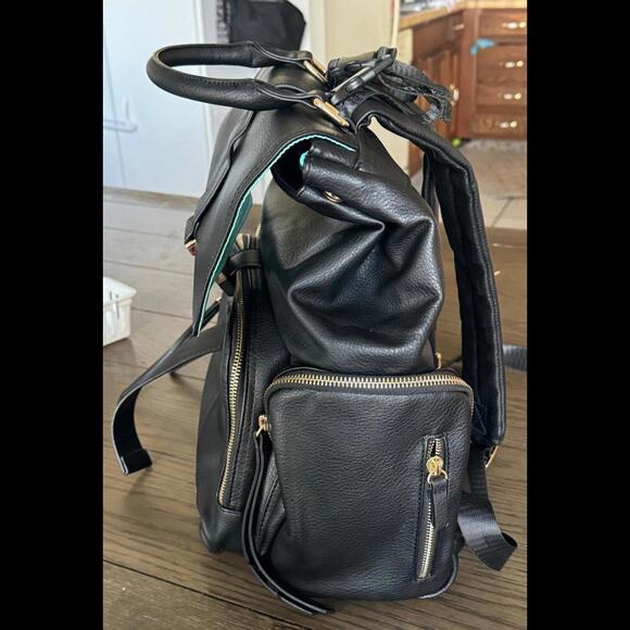 Mominside Leather Diaper Bag - Picture 2 of 9